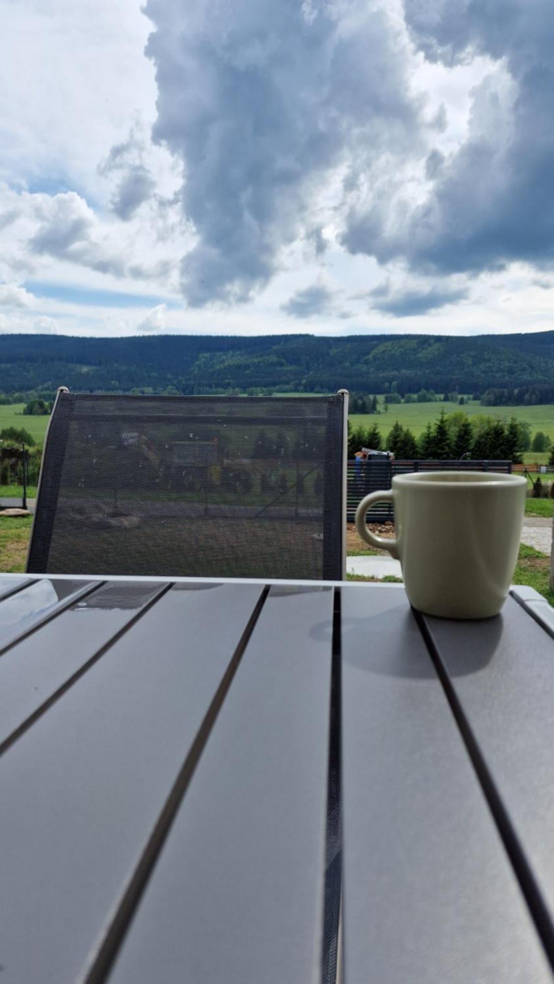 All Season Klimatyzowany Dom Przy Szlaku Z Prywatnym Tarasem I Widokiem Na Gory Orlickie - Sudety Sauna&Jacuzzi, Skalne Miasto Lasowka Bagian luar foto