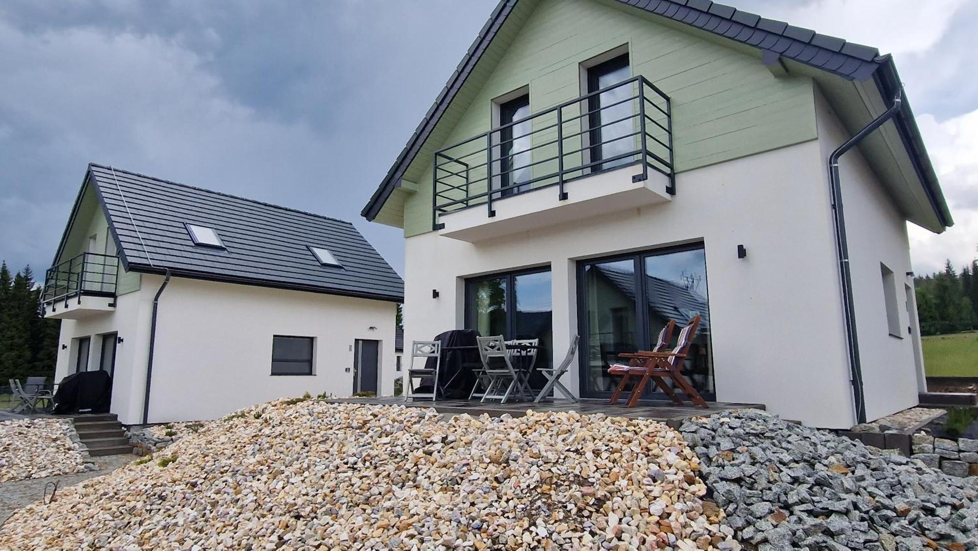 All Season Klimatyzowany Dom Przy Szlaku Z Prywatnym Tarasem I Widokiem Na Gory Orlickie - Sudety Sauna&Jacuzzi, Skalne Miasto Lasowka Bagian luar foto