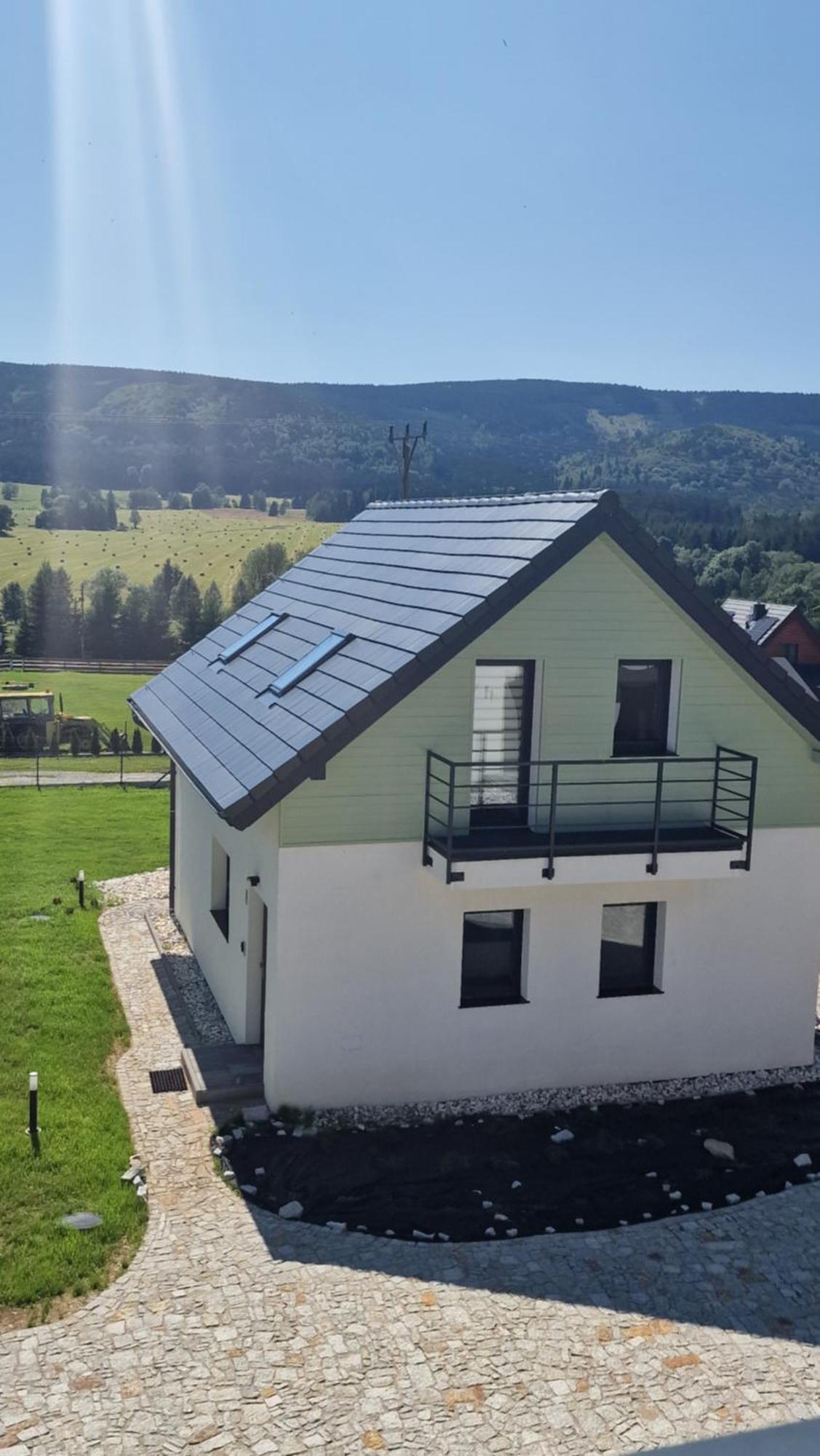 All Season Klimatyzowany Dom Przy Szlaku Z Prywatnym Tarasem I Widokiem Na Gory Orlickie - Sudety Sauna&Jacuzzi, Skalne Miasto Lasowka Bagian luar foto