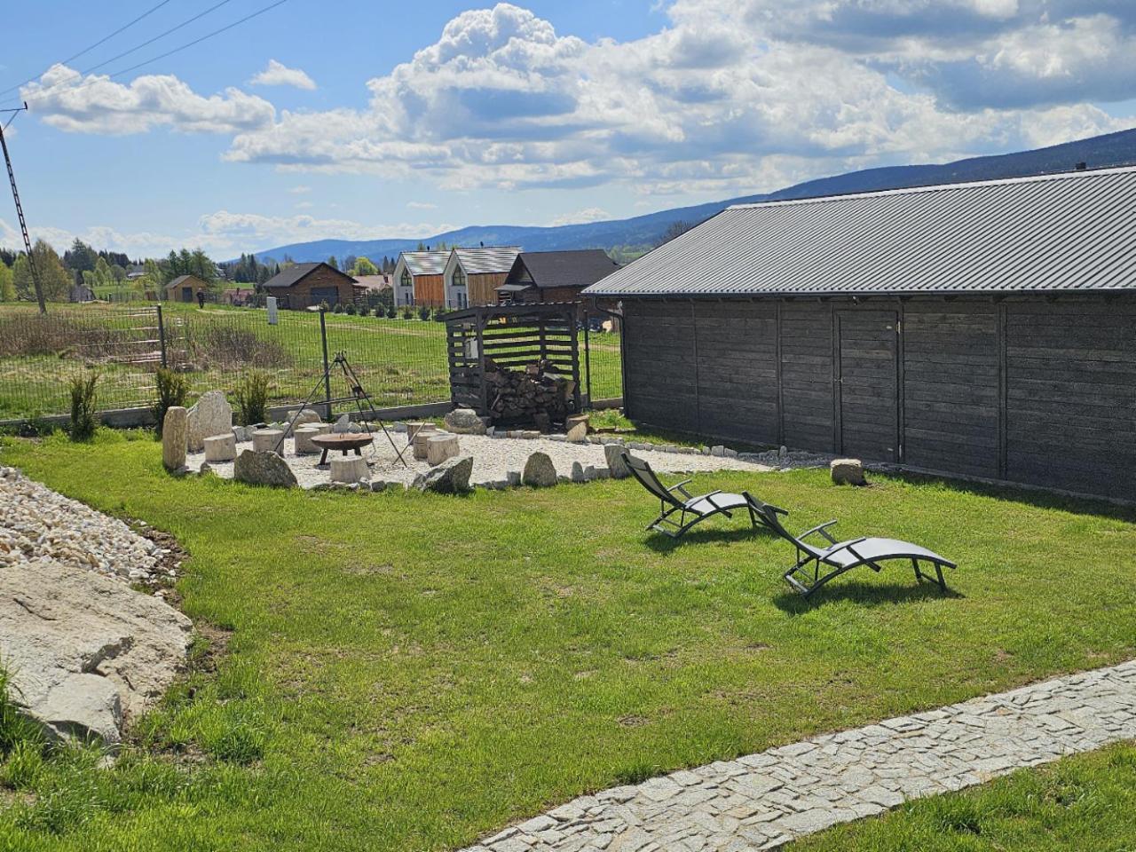 All Season Klimatyzowany Dom Przy Szlaku Z Prywatnym Tarasem I Widokiem Na Gory Orlickie - Sudety Sauna&Jacuzzi, Skalne Miasto Lasowka Bagian luar foto